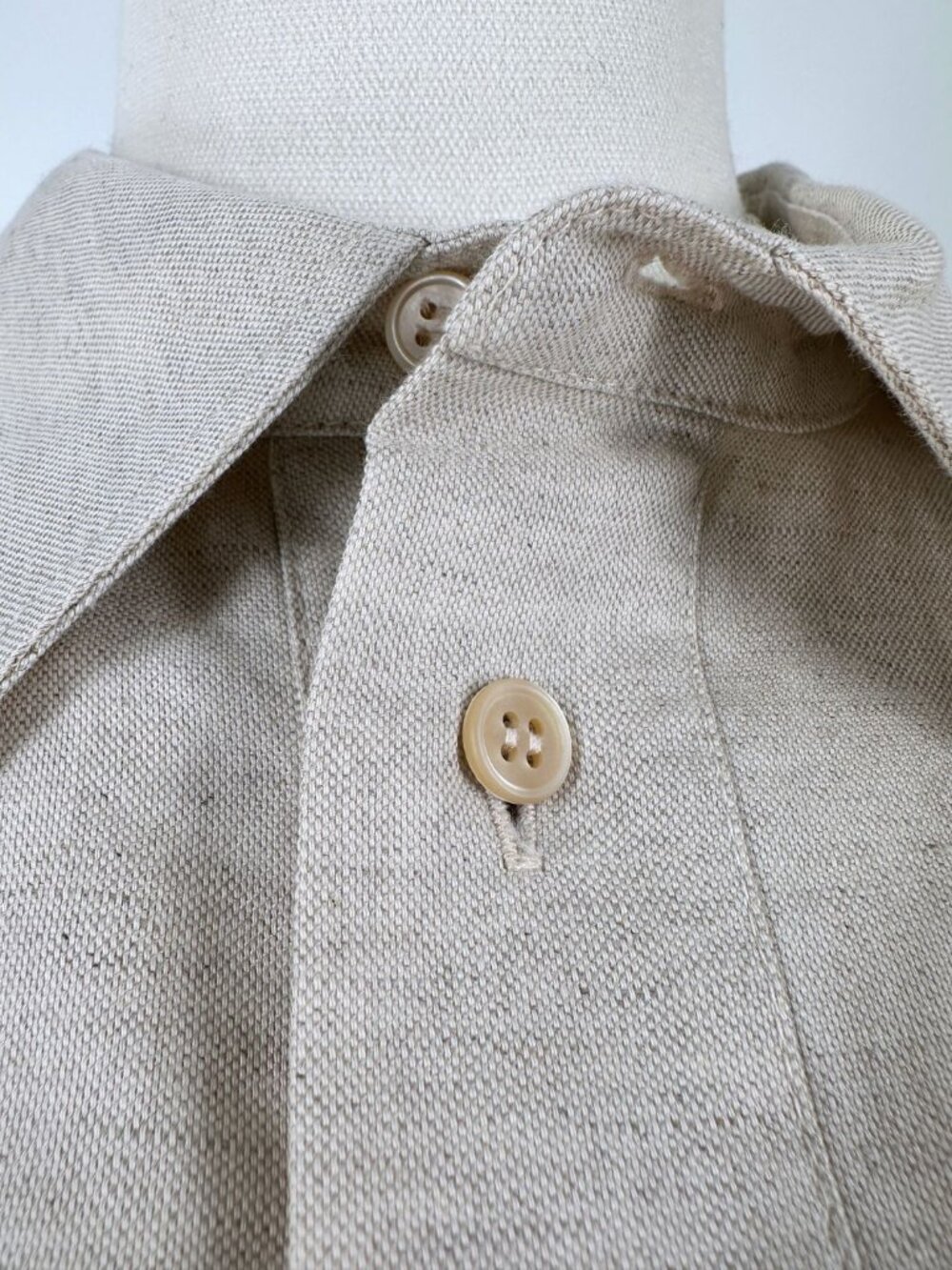Jacquemus La Robe Arles Mini Dress Beige Cotton Linen FR 38 - Picture 12 of 13